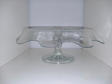 alzata centrotavola  in vetro