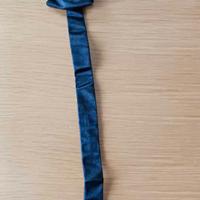 Papillon/cravatta a farfallino in seta nera