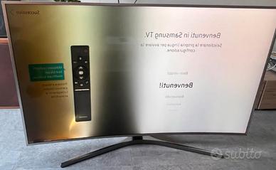 TV Samsung curvo 55 da sistemare 