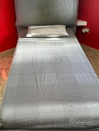 Letto singolo con contenitire