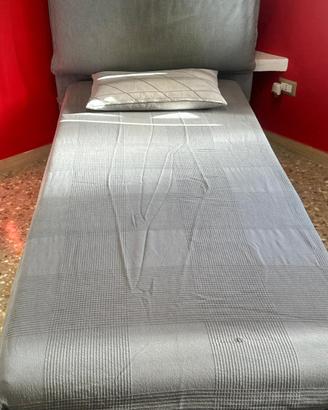 Letto singolo con contenitire