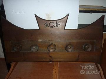 Attaccapanni da parete appendiabiti a muro vintage