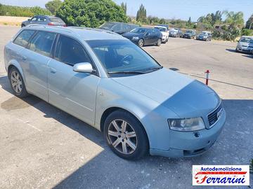 AUDI A4 AT 8E+05 2.5 TDI QUATTRO 180CV - Ricambi
