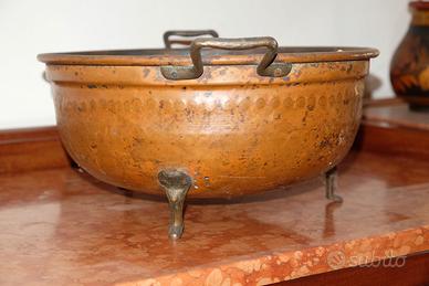 Paiolo in rame antico