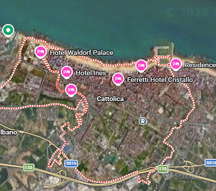 Cattolica monolocale con giardino ANNUALE