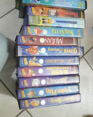 Lotto 12 VHS Classici Disney Originali