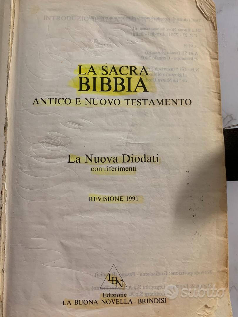 La Sacra Bibbia - Diodati - 2002 - Libri e Riviste In vendita a