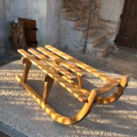 Slittino in legno vintage