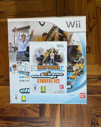 Gioco Wii famili trainer con tappeto. Pari al nuov