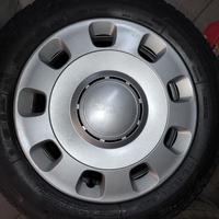 cerchi in ferro+ copri ruote fiat 500 da 14