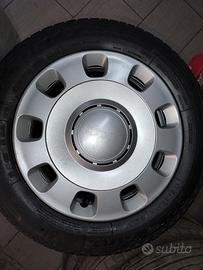 cerchi in ferro+ copri ruote fiat 500 da 14