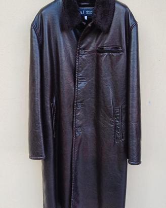 Cappotto Armani Jeans pelle