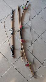 Arco artigianale con frecce