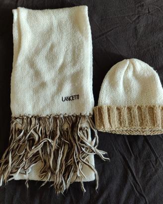 Set cuffia e sciarpa Lancetti