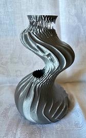 Vaso Moderno  Grigio Argento - Design Unico