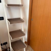 Scaletta bianca legno