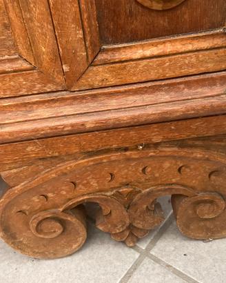 Cassapanca in legno massiccio