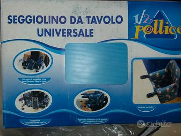 Seggiolino da tavolo e seduta auto bambini