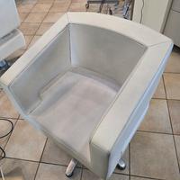 3 sedie con alzata a pedale