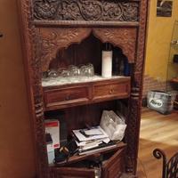 CREDENZA VINTAGE intarsiata