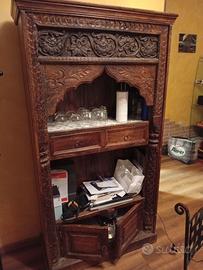 CREDENZA VINTAGE intarsiata