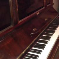 Pianoforte verticale C. BECHSTEIN 2 pedali