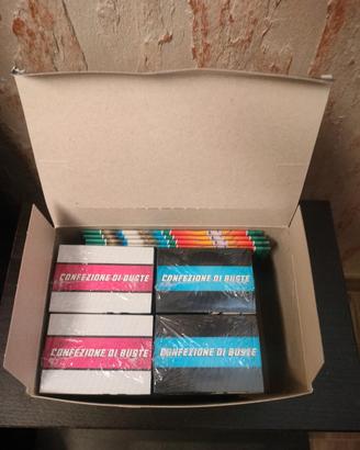 Bundle 6 bustine luce nera fuoco bianco Pokémon 