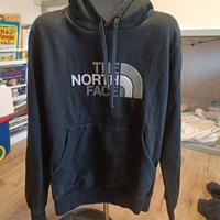 felpa nera con capuccio