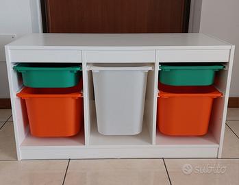 Trofast ikea con contenitori
