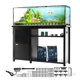 Supporto per acquario 75 galloni acciaio e MDF