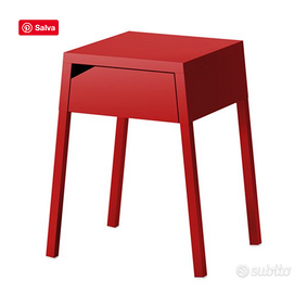 IKEA comodino rosso