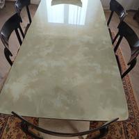 tavolo e sedie, 2 mobili sala vintage anni '50