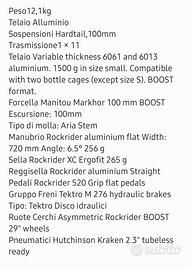 MTB Rockrider XC100 entry level - tg.M
