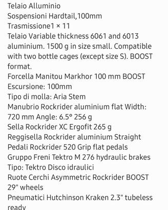 MTB Rockrider XC100 entry level - tg.M