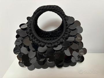 Borsa fettuccia con manici rigidi