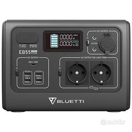 Bluetti eb55 e dokio 200watt kit solare