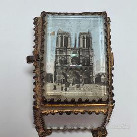 Portagioie Antico Grand Tour Fine XIX Notre Dame