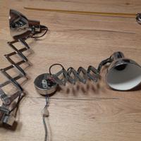 Lampade a molla cromate