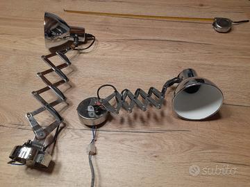 Lampade a molla cromate