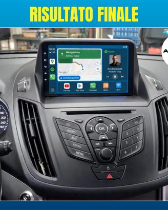 Ford Kuga KIT COMPLETO Autoradio Android 9 pollici