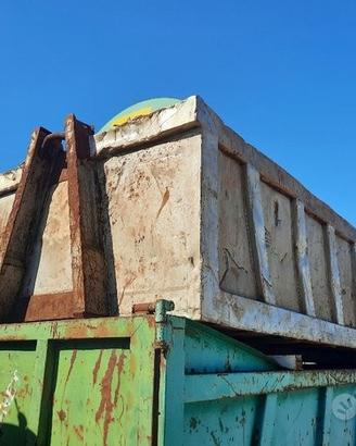 Cassone scarrabile in acciaio inox