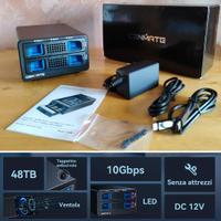 Enclosure 6 Slot NVMe M.2 USB 3.2 10Gbps - Nuovo