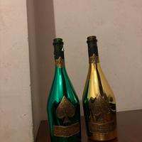 Bottiglie armand de brignac green e gold