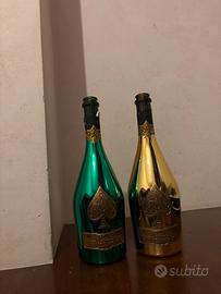Bottiglie armand de brignac green e gold