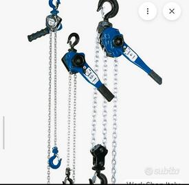  paranco a cricchetto Tractel tralift bravo 0.75t