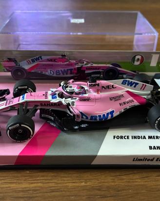 modellino F1 1:43 Force India Mercedes Perez 2018