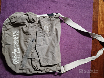 Tracolla in tessuto Napapijri beige