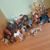 vari animali di gomma dura 