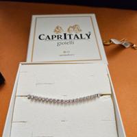 bracciale tennis bianco zirconi