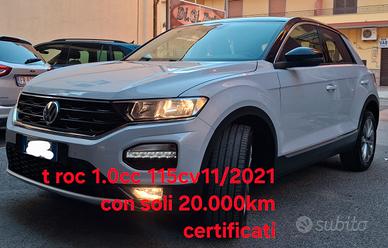 t roc 1.0 115cv con soli 21000 km certificati 